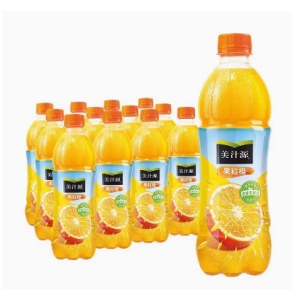 可口可乐美汁源果粒橙450ML*24瓶